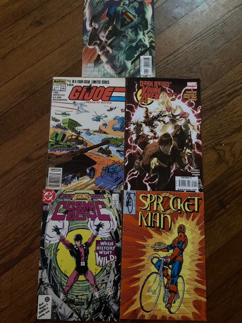 Comic book lot -comic boys - sprocket man - GI JOE and more